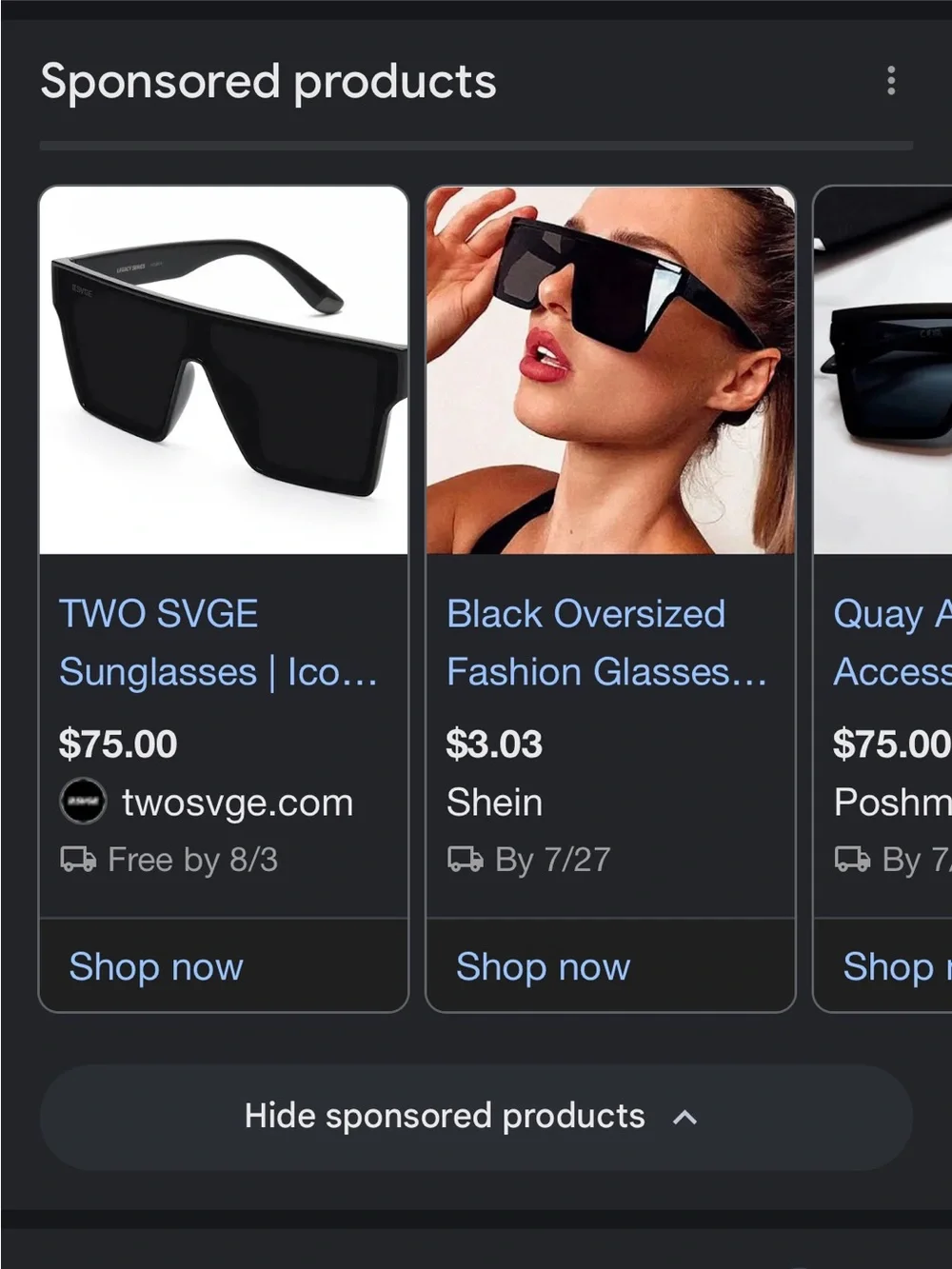 Men's Black Shield Sunglasses - Minimal Frame